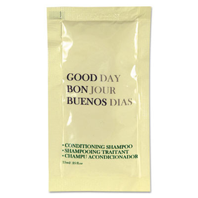 Good Day Conditioning Shampoo  0 25 oz Tube  500 Carton (GTP485)