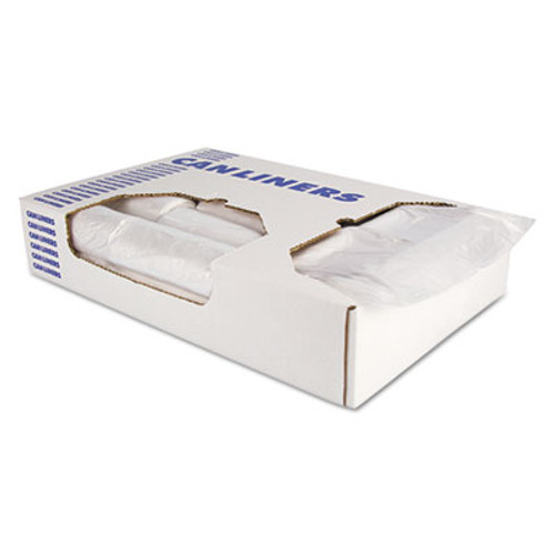 Heritage High-Density Waste Can Liners  10 gal  6 microns  24  x 24   Natural  1 000 Carton (HERZ4824RNR01)