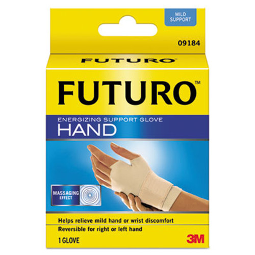 FUTURO Energizing Support Glove  Medium  Palm Size 7 1 2  - 8 1 2   Tan (MMM09183EN)