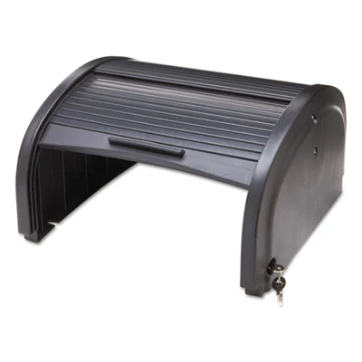 Rubbermaid Commercial Locking Security Hood  17 75w x 10 3h  Black (RCP9T86BLA)