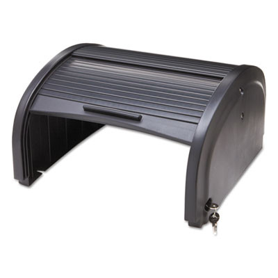 Rubbermaid Commercial Locking Security Hood  17 75w x 10 3h  Black (RCP9T86BLA)