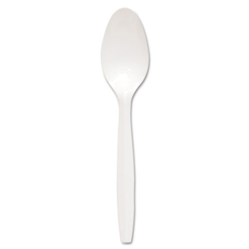 Dart Regal Mediumweight Cutlery  Full-Size  Teaspoon  White  1000 Carton (SCCS6SW)