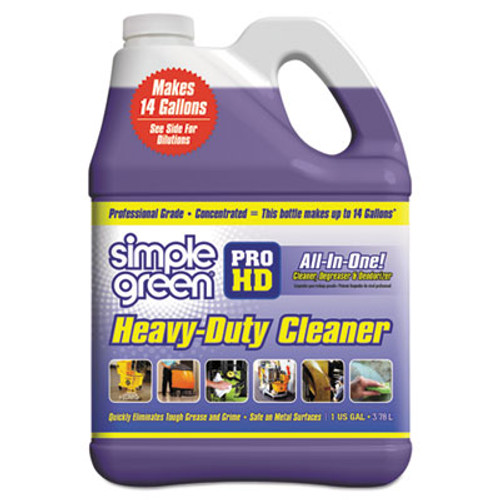 Simple Green Pro HD Heavy-Duty Cleaner  Unscented  1 gal Bottle  4 Carton (SMP13421)