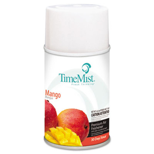 TimeMist Premium Metered Air Freshener Refill  Mango  6 6 oz Aerosol  12 Carton (TMS1042810)