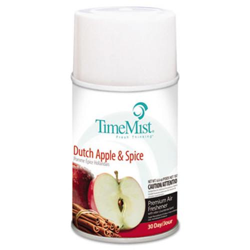 TimeMist Premium Metered Air Freshener Refill  Dutch Apple   Spice  6 6 oz Aerosol  12 CT (TMS1042818)