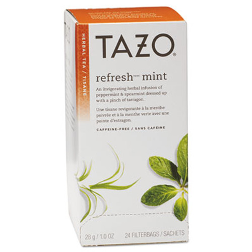 Tazo Tea Bags  Refresh Mint  1 oz  24 Box (TZO149902)