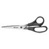 Westcott All Purpose Stainless Steel Scissors  8  Long  3 5  Cut Length  Black Straight Handle (ACM16907)