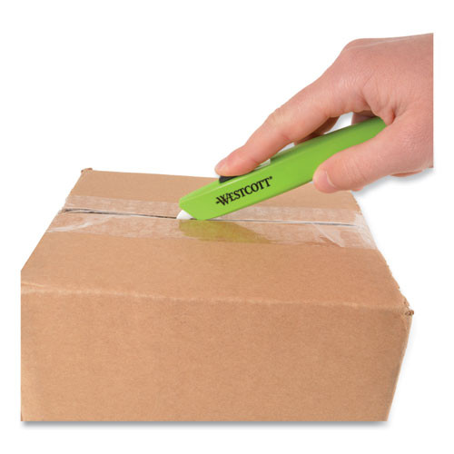 Westcott Safety Ceramic Blade Box Cutter  6 15   Green (ACM17519)