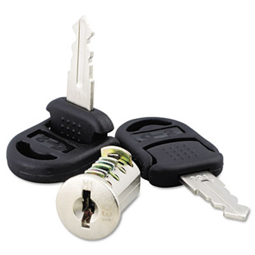 Alera Core Removable Lock and Key Set  Silver  Two Keys Set (ALEVA501111)