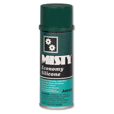 Misty Economy Silicone Spray Lubricant  Aerosol Can  11oz  12 Carton (AMR1002077)