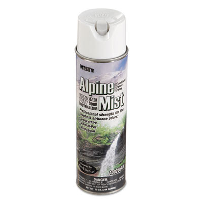 Misty Hand-Held Odor Neutralizer  Alpine Mist  10 oz Aerosol  12 Carton (AMR1039394)
