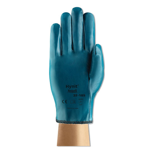 AnsellPro Hynit Nitrile Gloves  Blue  Size 7 1 2 (ANS3210575)
