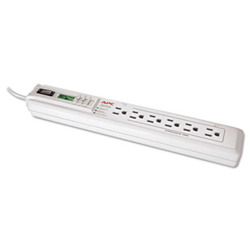 APC SurgeArrest Surge Protector  6 Outlets  3 ft  1020 Joules  White (APWP6GC)