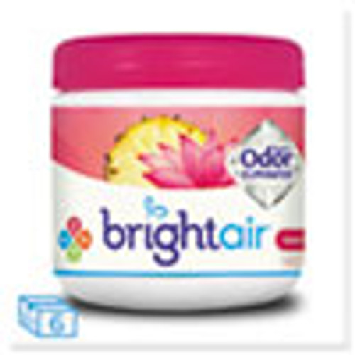BRIGHT Air Super Odor Eliminator  Island Nectar and Pineapple  Pink  14 oz  6 Carton (BRI900114CT)