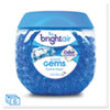 BRIGHT Air Scent Gems Odor Eliminator  Cool and Clean  Blue  10 oz  6 Carton (BRI900228CT)