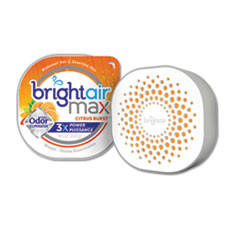 BRIGHT Air Max Odor Eliminator Air Freshener  Citrus Burst  8 oz  6 Carton (BRI900436)
