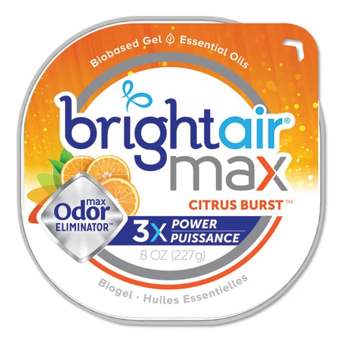 BRIGHT Air Max Odor Eliminator Air Freshener  Citrus Burst  8 oz (BRI900436EA)