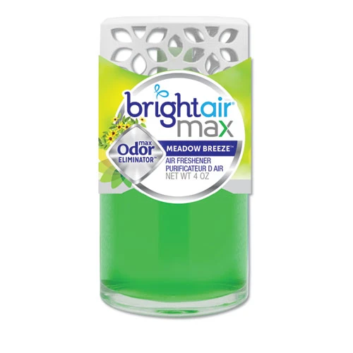 BRIGHT Air Max Scented Oil Air Freshener  Meadow Breeze  4 oz  6 Carton (BRI900441)