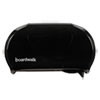Boardwalk Standard Twin Toilet Tissue Dispenser  13 x 8 3 4  Black (BWK1502)