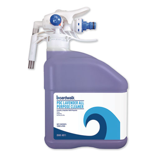 Boardwalk PDC All Purpose Cleaner  Lavender Scent  3 Liter Bottle  2 Carton (BWK4811)