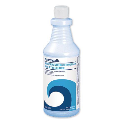 Boardwalk Industrial Strength Porcelain Bowl and Tile Cleaner  Floral Scent  32 oz Bottle (BWK4820EA)