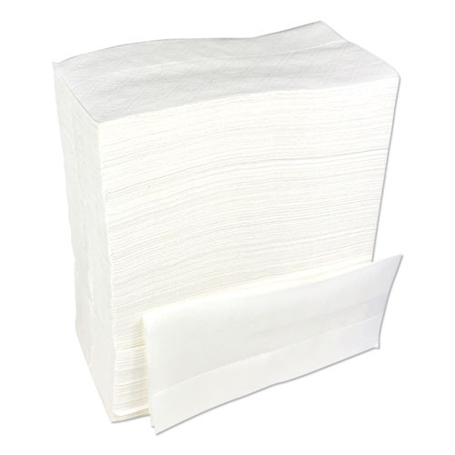 Boardwalk Tallfold Dispenser Napkin  12  x 7   White  500 Pack  20 Packs Carton (BWK8302W)