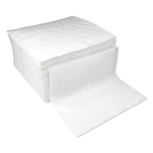 Boardwalk Dinner Napkin  17  x 17   White  3000 Carton (BWK8307W)