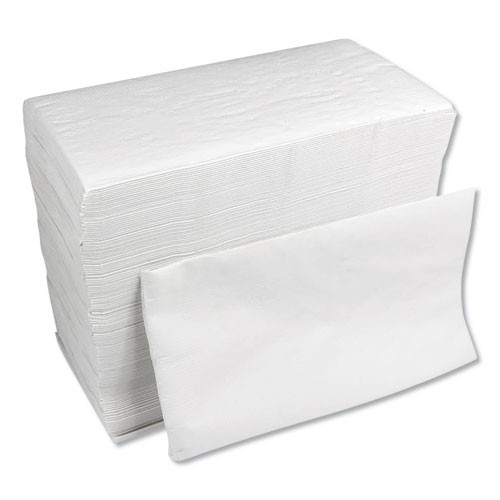 Boardwalk 1 8-Fold Dinner Napkins  2-Ply  15 x 17  White  300 Pack  10 Packs Carton (BWK8321W)