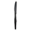 Boardwalk Heavyweight Polypropylene Cutlery  Knife  Black  1000 Carton (BWKKNIFEHWPPBLA)