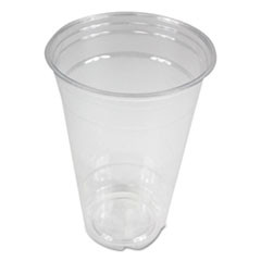Boardwalk Clear Plastic Cold Cups  20 oz  PET  20 Cups Sleeve  50 Sleeves Carton (BWKPET20)