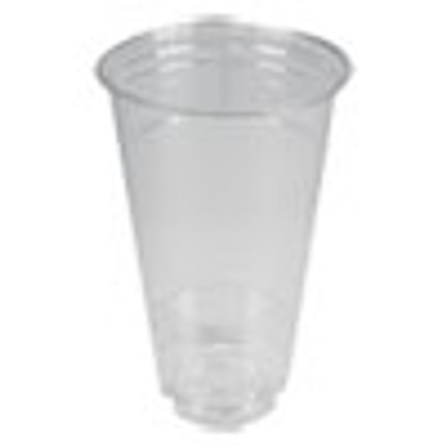 Boardwalk Clear Plastic Cold Cups  24 oz  PET  12 Cups Sleeve  50 Sleeves Carton (BWKPET24)
