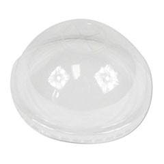 Boardwalk PET Cold Cup Dome Lids  Fits 16-24 oz Plastic Cups  Clear  1000 Carton (BWKPETDOME)