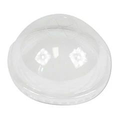 Boardwalk PET Cold Cup Dome Lids  Fits 16-24 oz Plastic Cups  Clear  1000 Carton (BWKPETDOME)