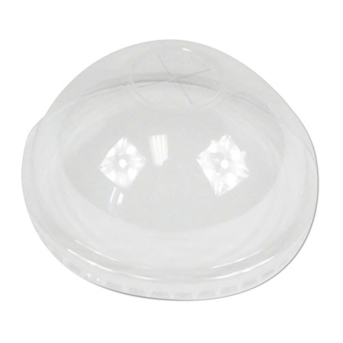 Boardwalk PET Cold Cup Dome Lids  Fits 16-24 oz Plastic Cups  Clear  1000 Carton (BWKPETDOME)