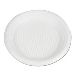 Boardwalk Hi-Impact Plastic Dinnerware  Plate  6  Diameter  White  1000 Carton (BWKPLTHIPS6WH)