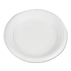 Boardwalk Hi-Impact Plastic Dinnerware  Plate  6  Diameter  White  1000 Carton (BWKPLTHIPS6WH)