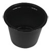 Boardwalk Souffl    Portion Cups  1 oz  Polypropylene  Black  20 Cups Sleeve  125 Sleeves Carton (BWKPRTN1BL)