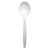 Boardwalk Heavyweight Polypropylene Cutlery  Soup Spoon  White  1000 Carton (BWKSOUPHWPPWH)