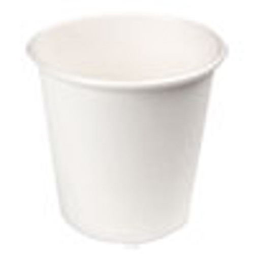 Boardwalk Paper Hot Cups  4 oz  White  20 Cups Sleeve  50 Sleeves Carton (BWKWHT4HCUP)