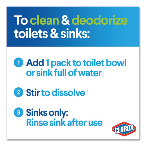 Clorox Control Bleach Packs  Regular  12 Tabs Pack  6 Packs Carton (CLO31371)