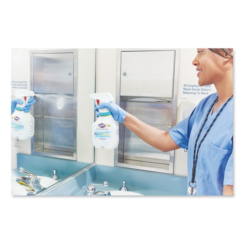 Clorox Healthcare Fuzion Cleaner Disinfectant  Unscented  32 oz Spray Bottle  9 Carton (CLO31478)