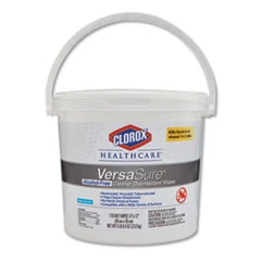 Clorox Healthcare VersaSure Cleaner Disinfectant Wipes  1-Ply  12  x 12   White  110 Towels Bucket (CLO31759EA)