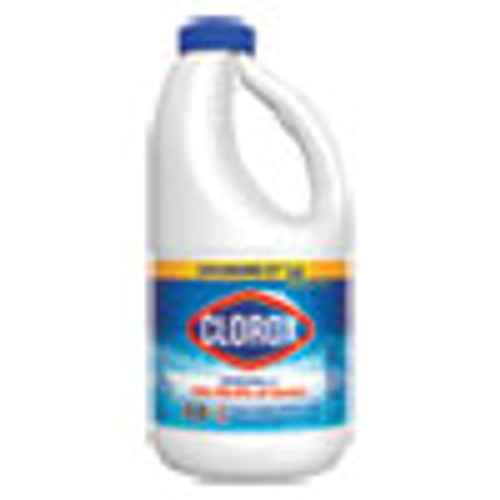 Clorox Regular Bleach with CloroMax Technology  43 oz Bottle  6 Carton (CLO32260)