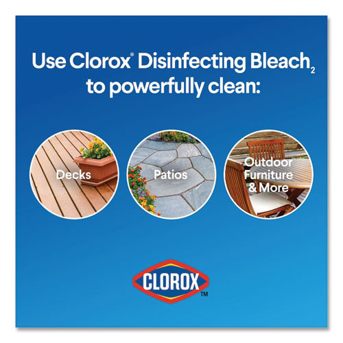 Clorox Regular Bleach with CloroMax Technology  81 oz Bottle  6 Carton (CLO32263)