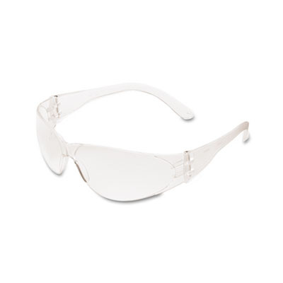 MCR Safety Checklite Scratch-Resistant Safety Glasses  Clear Lens (CRWCL110)