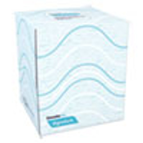 Cascades PRO Signature Facial Tissue  2-Ply  White  Cube  90 Sheets Box  36 Boxes Carton (CSDF710)