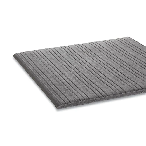 Crown Ribbed Vinyl Anti-Fatigue Mat  24 x 36  Gray (CWNFL2436GY)