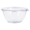 Dart Tamper-Resistant  Tamper-Evident Bowls with Flat Lid  32 oz  Clear  150 Carton (DCCCTR32BF)