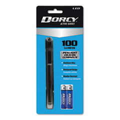DORCY 100 Lumen LED Penlight  2 AAA Batteries  Included   Silver (DCY411218)