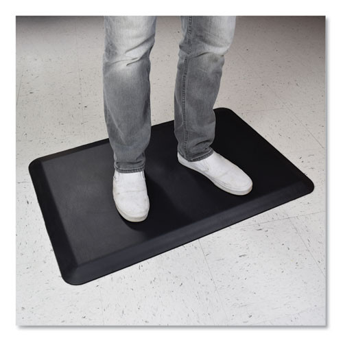 deflecto Anti-Fatigue Mat  36 x 24  Black (DEFAFP2436)